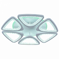 Люстра светодиодная ProfitLight 8031/6 WHT 120W+8W RGB 3000-6000K 8900 lm пульт