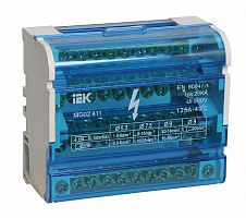 Шина на DIN-рейку в корпусе (кросс-модуль) ШНК 4х11 3L+PEN IEK