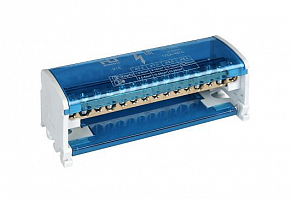 Шина на DIN-рейку в корпусе (кросс-модуль) L+PEN 2*15 081-06-03/081-06-003 HLT