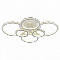 Люстра светодиодная Profit Light 18052/6 WHT 312W+8W RGB 3000-6500K пульт