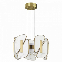 *Подвесная люстра Odeon Light Chiara 6638/45L LED 45W 3000K металл/золотой