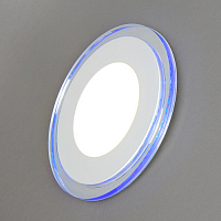 **Светильник встраиваемый круглый со стеклом, LED-подсветка, 18W 701R-18W-3000K