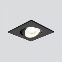 Встраиваемый точечный светильник Elektrostandard 15273/LED 5W 4200K BK черный