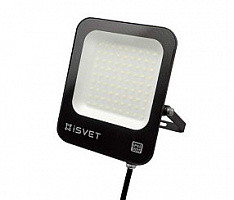 Прожектор USL-106 iSVET 100вт, 6500К, 9000lm, 100-260В, импульс драйвер, черный