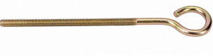 Крючок-полукольцо М 6*100(шт) с метрической резьбой