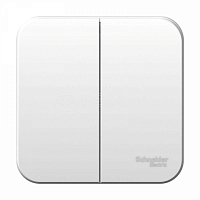 Выключатель 2-кл. ОП Blanca 6А IP20 (сх. 5) 250В с изолир. пластиной бел. SE
