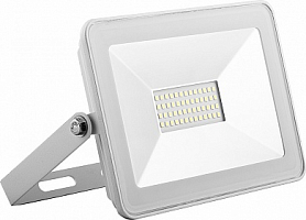 Прожектор светодиодный, SAFFIT 2835SMD, 30W 6400K AC220V/50Hz IP65, белый, SFL90-30
