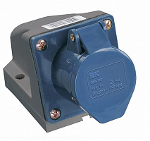 Розетка стационарная ССИ-123 2P+PE 32А 200-250В IP44 IEK