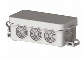 Коробка КР2501 распред. 81*38*30мм, с крышкой IP54 HEGEL