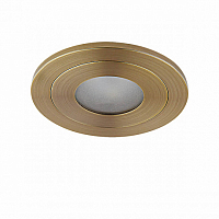 Встраиваемый светильник Lightstar Leddy 212173 LED 3W 240LM 4000K зеленая бронза