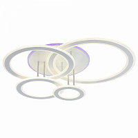 Люстра светодиодная Profit Light 8881/4C WHT 130W+10W RGB 3000-6000K 980lm пульт