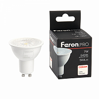 Лампа светодиодная Feron.PRO LB-1607 GU10 7W 6400K MR16 с линзой 110 градусов
