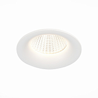 Светильник встроенный Белый LED 1х10W 3000К 900Lm Ra>90 38o IP20 D85хH75 170-240V