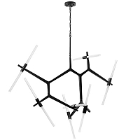 Подвесная люстра Lightstar Struttura 14*G9 черный матовый (в комплекте) (1373/14)