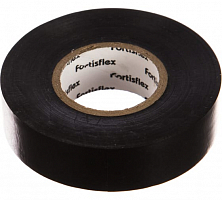 Изолента ПВХ 19х0.15x20 черная Fortisflex