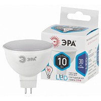 Лампа светодиодная ЭРА STD LED MR16-10W-840-GU5.3 GU5.3 10Вт софит нейтральный белый свет