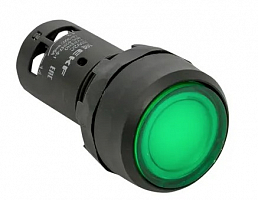 Кнопка зеленая SW2C-10D с подсветкой неон 1з IP54