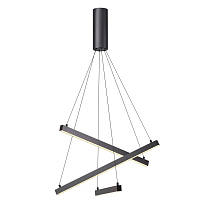 Подвесной светильник Odeon Light LED 3000K 39W 220V COMETA L-VISION ODL20 143 чёрный/металл 3860/39B