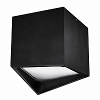Потолочный светодиодный светильник Lightstar Quadro 12W 960LM 4000K IP55 черный
