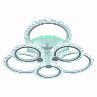 Люстра светодиодная Profit Light 8027/3+3 WHT А 108W+8W RGB 3000-6000K пульт