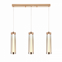 Подвесной светодиодный светильник Indigo Rilucente 11061/3P Gold V000150L 14W 4000K