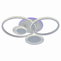 Люстра светодиодная Profit Light 5884/4 WHT 106W+8W RGB 3000-6000K пульт