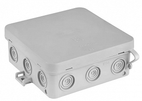 Монтажная коробка BYLECTRICA ОП серая IP54 размер 100х100х39 КМ-294