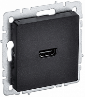 Розетка HDMI PHDMI-0-БрЧ черный BRITE IEK