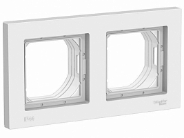 Рамка 2-м ATLAS DESING Aqua IP44 бел. SE