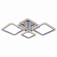 Люстра светодиодная Profit Light 18029/2+2 CHR 88W+8W RGB 3000-6000K пульт