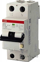 Выключатель автоматический дифференциального тока 2п DS201 C10 AC30 10А 30мА ABB