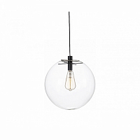 Подвесной светильник Kink Light Меркурий E27 D200 H2000мм прозрачный/черный