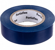 Изолента ПВХ 15х0.15x10 синяя Fortisflex
