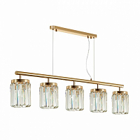 Подвесной светильник Odeon Light Classic Vassa золотой/хрусталь 4987/5
