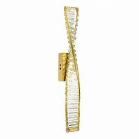 Настенный светильник ST Luce Elica SL6205.301.01 латунь/прозрачный LED 13W 3000K