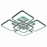 Люстра светодиодная Profit Light 8057/4+1 NKL 170W+10W RGB 3000-6000K пульт