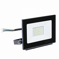 Прожектор светодиодный черный СДО-07 30Вт 230В 6500К IP65 IN HOME