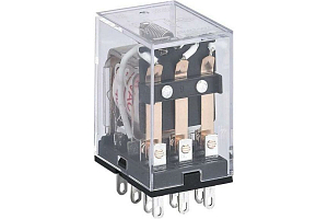 Реле промежуточное JZX-22F(D) 4 конт. с инд. LED 3А 220В AC CHINT 285380