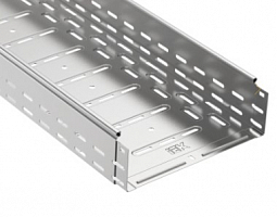 Лоток листовой перфорированный 300х100 L3000 сталь 1мм IEK CLP10-100-300-3