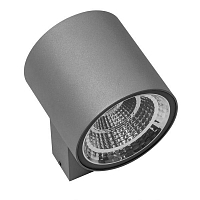 Уличный настенный светодиодный светильник Lightstar Paro LED 2х8W 1270LM 28G 4000K IP65 серый