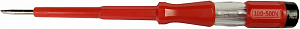 Тестер напряжения STEKKER TST500-1 контактный 100-500V, 12*200 мм, красный
