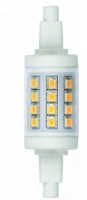 Лампа светодиодная LED бвт 175-250в R7s 450Лм 3000K прозрачная