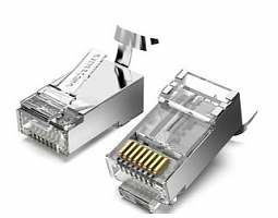 Коннектор RJ45 (8p8c) VENTION, FTP cat. 7, под витую пару (10шт.) 