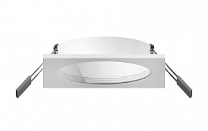 Корпус светильника встраиваемый для насадок D60mm C6520 SWH белый песок 80*80*H25mm MR16 GU5.3