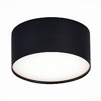 Потолочный светильник ST Luce Functional ST606.442.12 черн 12W 4000K 1080Lm Ra>90 120° IP20 D120xH55