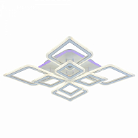 Люстра светодиодная Profit Light 8464/4+4B WHT 152W+10W RGB 3000-6000K 11300lm пульт