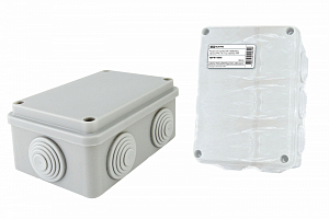 Коробка распаячная ОП 120х80х50мм крышка IP55 6вх. инд штрихкод TDM