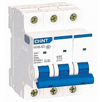 Выключатель автоматический модульный 3п C 40А 4.5кА NXB-63S (R) CHINT
