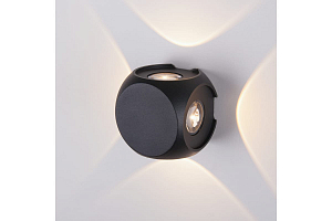 Светильник садово-парковый со светодиодами CUBE черный Elektrostandard 1504 TECHNO LED a047186