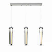 *Подвесной светодиодный светильник Indigo Rilucente 11061/3P Chrome V000148L 14W 4000K